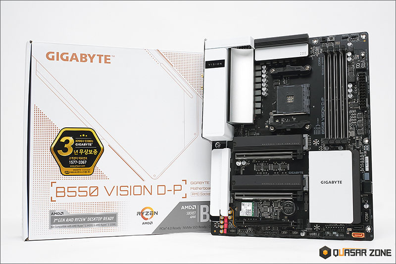 GIGABYTE B550 VISION D-P 제이씨현 > 리뷰 | 퀘이사존 QUASARZONE