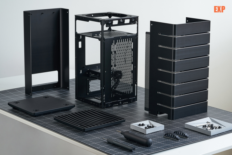 abee AS Enclosure RS07 케이스 이미지. 가벼운 럭셔리 ITX 소형 타워
