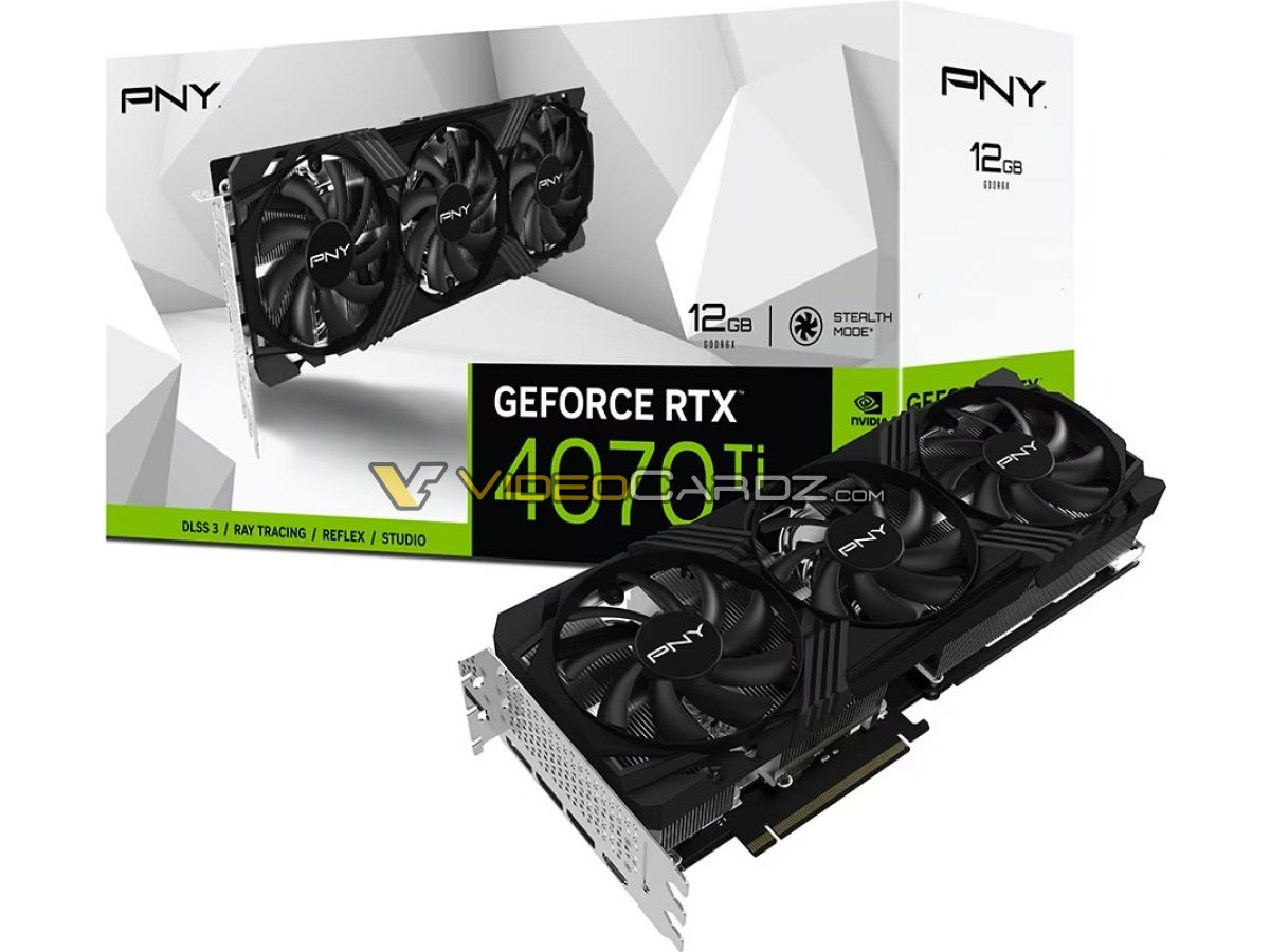 PNY GeForce RTX 4070 Ti GPU 시리즈 전체 사양 누출 > 하드웨어 뉴스