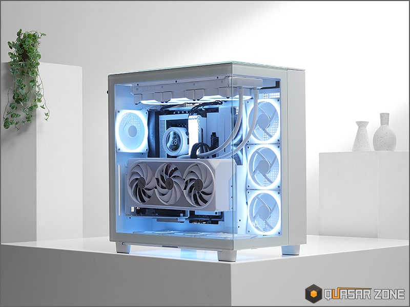 NZXT H9 FLOW ホワイト H9 Flow RGBシリーズ | NZXT ミドルタワー型PC