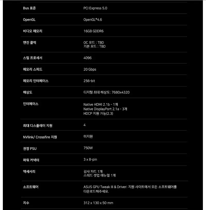 ASUS PRIME 라데온 RX 9070 XT OC D6 16GB 대원씨티에스
