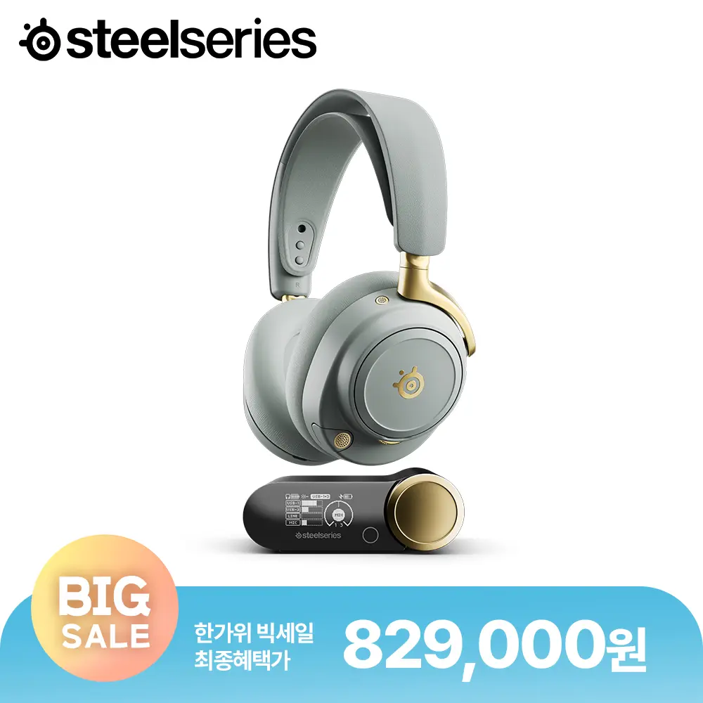 스틸시리즈 Arctis Nova Elite 무선 게이밍 헤드셋 ...