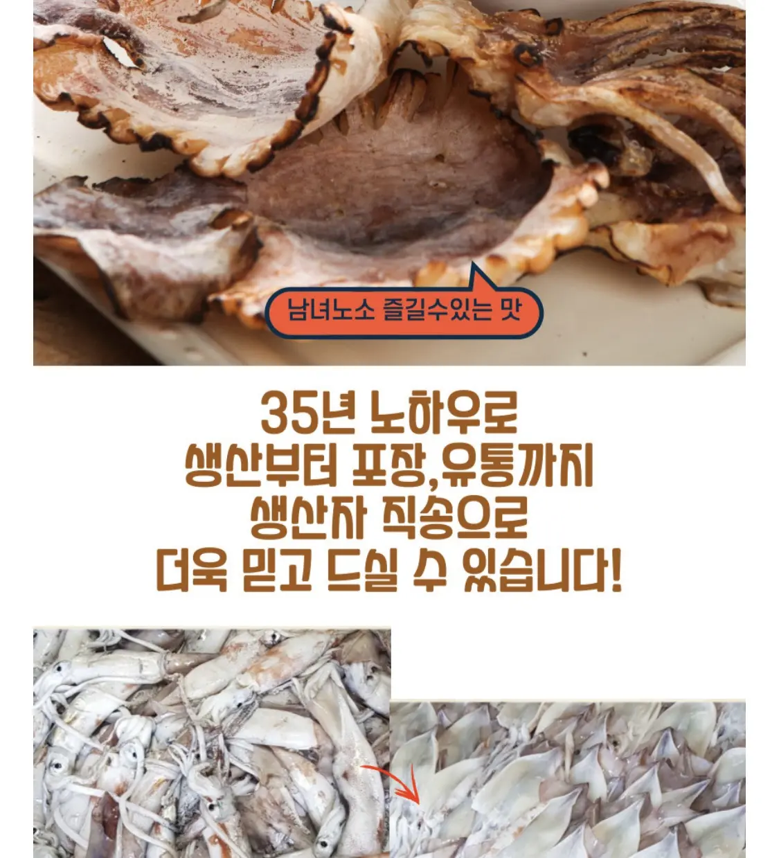 국산 마른 오징어 5미~10미 400g 내외