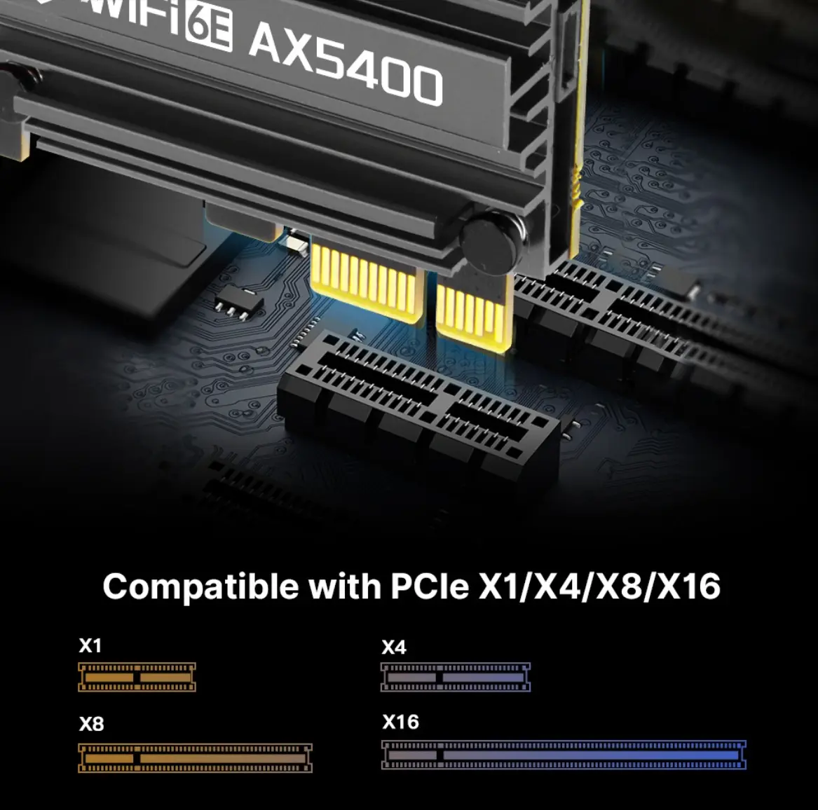 FENVI AX5400 WiFi6E BT5.3 무선 어댑터