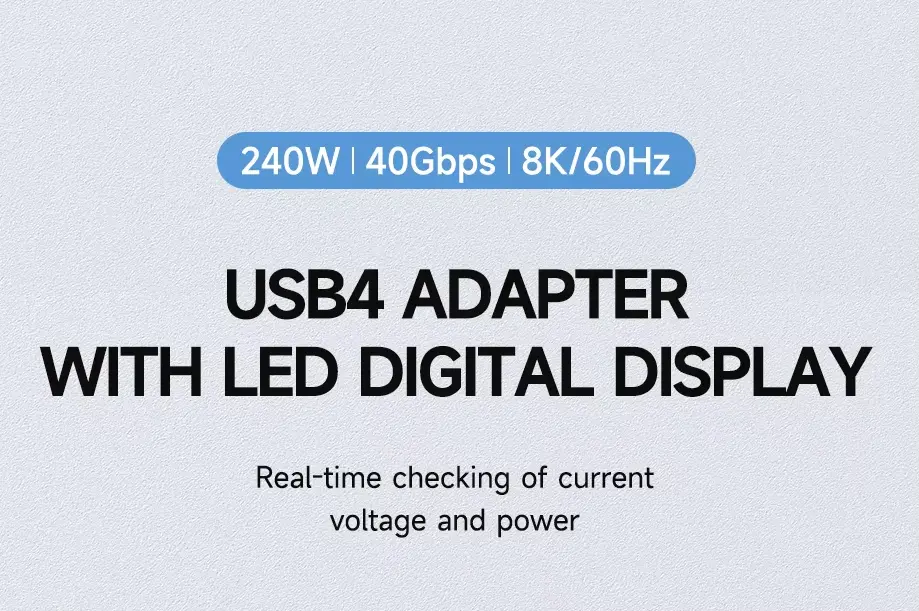 하기비스 LED 디스플레이 240W USB C 어댑터