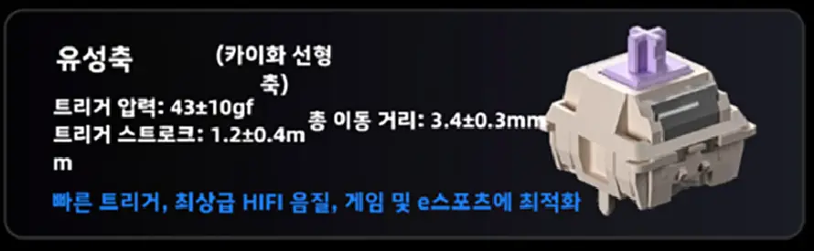 독거미 AULA F87Pro V2 키보드12000mAh 초신버전 유성축
