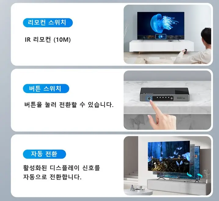 오리코 3대1 4K60Hz HDMI 어댑터 스위치