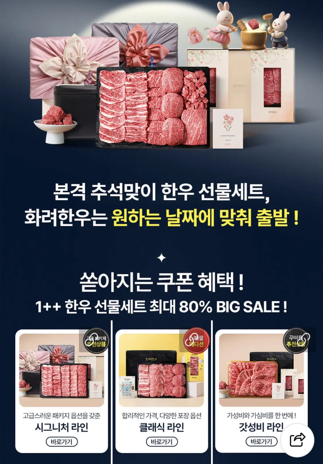 1++ 한우 시그니처 한 선물세트 1.2kg