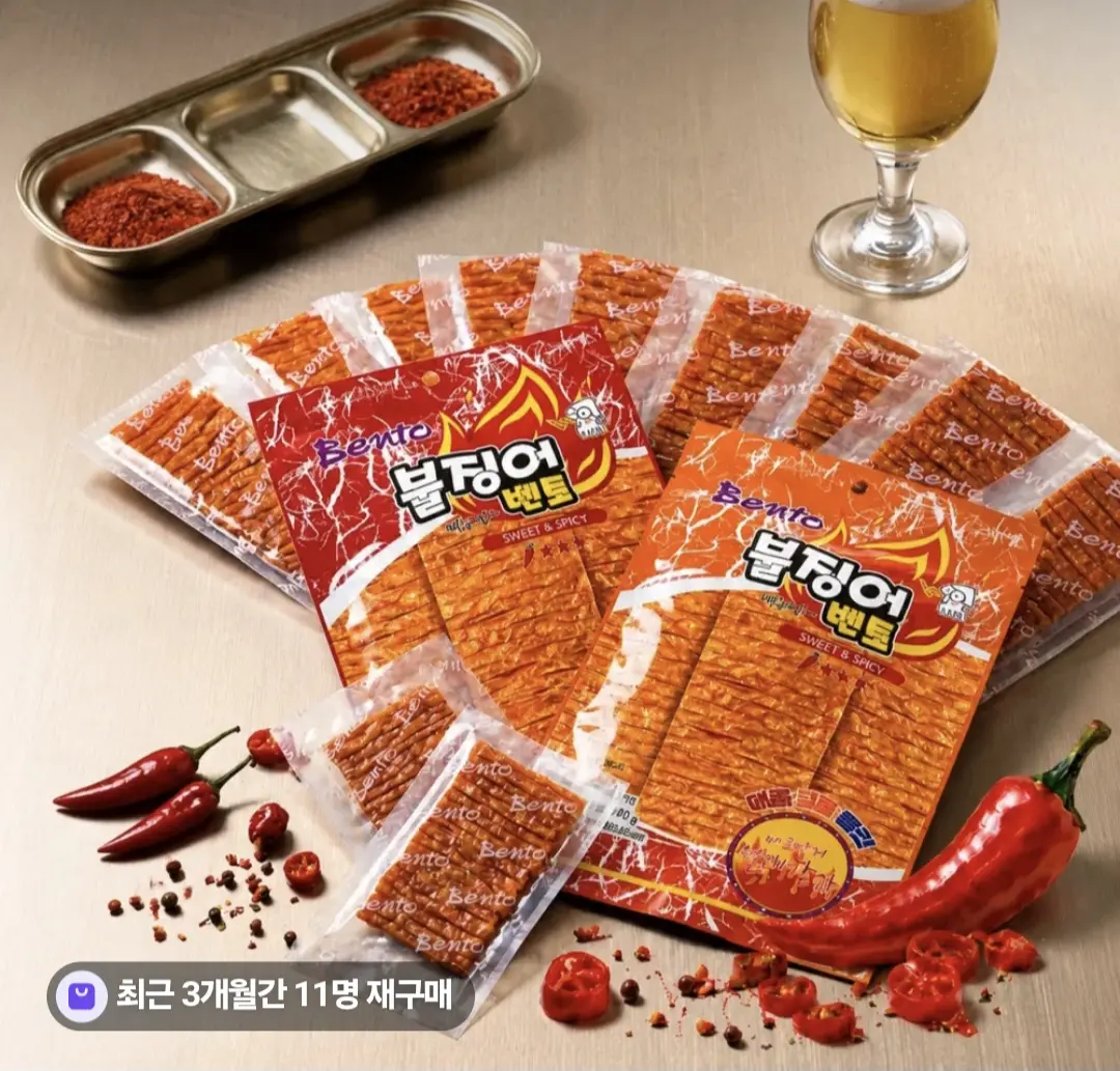 진행중 [네이버] 벤토 불징어 매콤달콤 8개 (10,500원 / 무배)