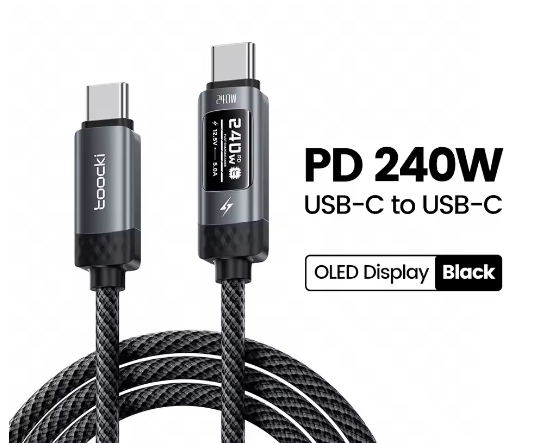 [알리] 투키 240W USB-C 케이블 3개입 외 신형 OLED 디스플레이 240W 케이블 (코인... 19
