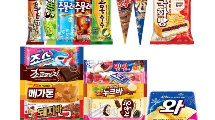 [오늘의집] 막대 아이스크림 50개 (10종 X 5개 혼합구성)
