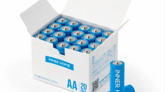 [카카오 톡딜] 건전지 알카라인 AA, AAA 20개 40개