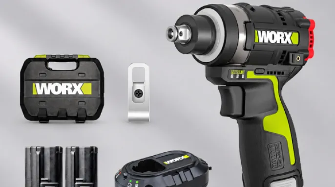 [지마켓] 웍스 WORX WU132T 12V 2in1 충전 임팩트 드라이버 렌치 2.0Ah 배터리2...