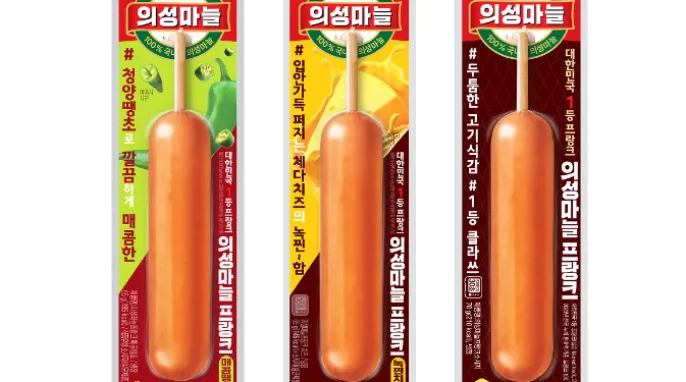[네이버] 의성마늘프랑크 3종 24개 (오리지날 8개+녹찐치즈 8개+매콤땡초 8개)
